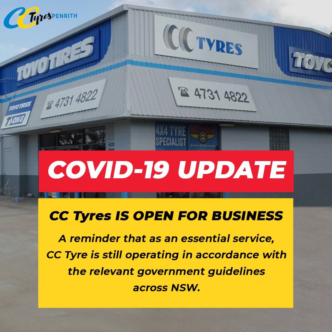 CC Tyres Penrith - Covid Update